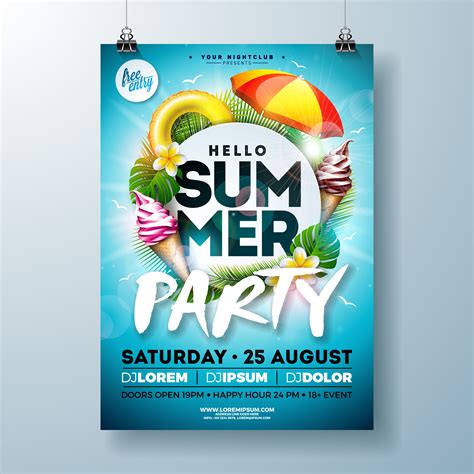 Summer Event Flyer | Summer Party Flyer